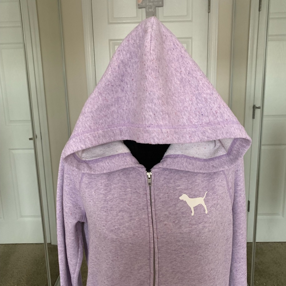PINK Victoria Secret Athleisure Lavender Hoodie M